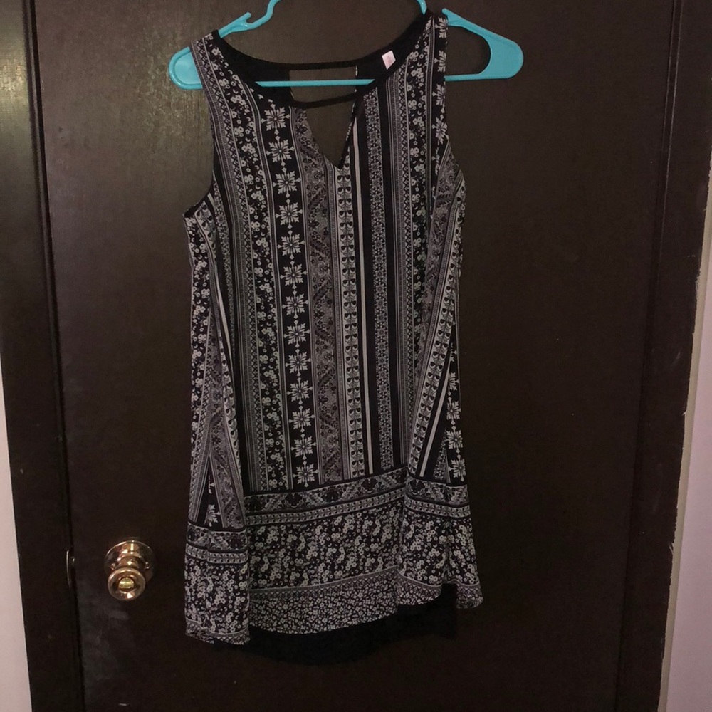 Black spring dress